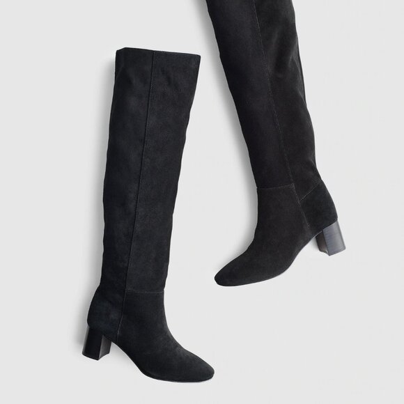 Madewell Shoes - NWOT Madewell The Sylvia Over-The-Knee Boot in Suede Black